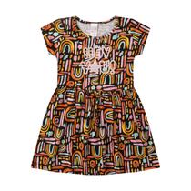 Vestido Infantil Menina Verão Estampado Tamanho 4 ao 10 - BABYCHIC.MODAINFANTIL