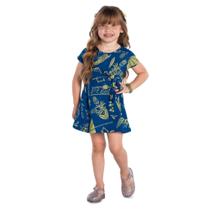 Vestido Infantil Menina Verão Meia Malha Kyly 1000221 Vestido Infantil Menina Verão Meia Malha Kyly 1000221