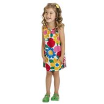 Vestido Infantil Menina Verão Meia Malha Kyly 1000526 Vestido Infantil Menina Verão Meia Malha Kyly 1000526