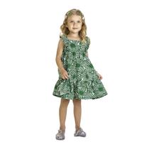 Vestido Infantil Menina Verão Meia Malha Kyly 1000667