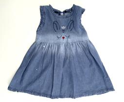 Vestido Infantil Menina Verão Muleka Sapeka Jeans - Ref 2761