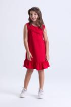 Vestido Infantil Menina Verão Rustique com Laço Vestido Infantil Menina Verão Rustique com Laço
