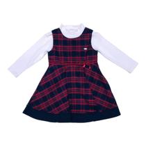 Vestido Infantil Menina Xadrez Mily