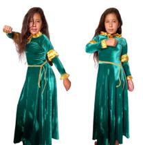 Vestido Infantil Mérida Veludo