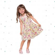 Vestido Infantil Milon em Cotton 4 Estampado