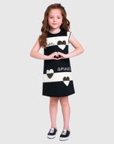 Vestido Infantil Milon Off White 13209 - Coração Vestido Infantil Milon Off White 13209 - Coração