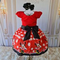 Vestido Infantil Minnie