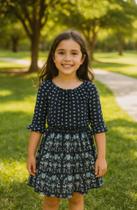 Vestido Infantil Modinha Blogueirinha Tamanho 6