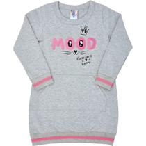 Vestido Infantil Moletinho Pulla Bulla Ref. 45315 Vestido Infantil Moletinho Pulla Bulla Ref. 45315
