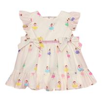 Vestido infantil mon sucré branco bailarinas ballet 3125062 Vestido infantil mon sucré branco bailarinas ballet 3125062