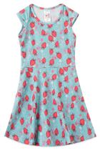 Vestido Infantil Moranguinho Vestido Infantil Moranguinho