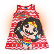 Vestido Infantil Mulher Maravilha Original Dc Wonder Woman