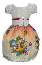 Vestido Infantil Palhaço Patati Patata