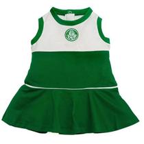 Vestido Infantil Palmeiras Regata Oficial Menina Revedor