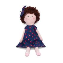 Vestido Infantil para Bebê de 2 Anos + Boneca de Pano + Laço de Cabelo - 095-2ACEREJA Vestido Infantil para Bebê de 2 Anos + Boneca de Pano + Laço de Cabelo - 095-2ACEREJA