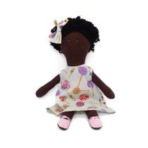 Vestido Infantil para Menina de 10 Anos + Boneca de Pano + Laço de Cabelo - 060-10APIRULITO