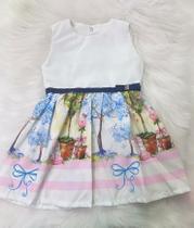 Vestido Infantil PASSARINHO Bebê Top Festa