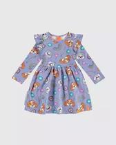 Vestido Infantil Patrulha Canina Malwee Kids Lilás 3