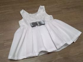 Vestido Infantil Peito De Renda Batizado / Festa