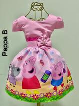 Vestido infantil peppa pig