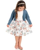 Vestido Infantil Pic Nic Bolero