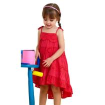Vestido Infantil Pink Lesie Mullet