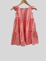 Vestido infantil Poá menina