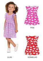 Vestido Infantil Policotton Sublimado Tamanho 1 Ano Vestido Infantil Policotton Sublimado Tamanho 1 Ano