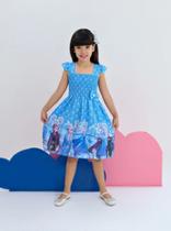 Vestido Infantil Princesa Let It Go Elsa Anna Fofo Confortável
