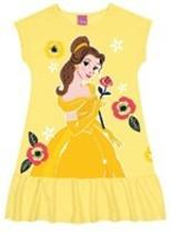 Vestido Infantil Princesas Malwee 10 Amarelo