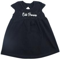 Vestido Infantil Princess Preto