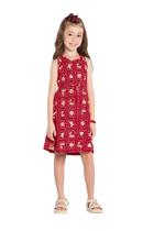 Vestido Infantil Regata Estampado Rovi Kids