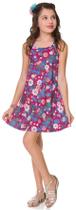 Vestido Infantil Regata Florido Pink Kyly 108874