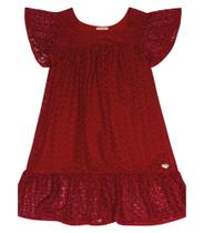 Vestido Infantil Renda Trick Nick Vermelho