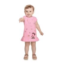 Vestido infantil rosa bebe coleção verão marca Alenice