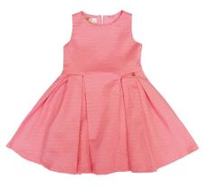 Vestido infantil rosa feminino