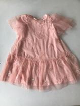Vestido infantil rosa Petit cherie TAM: 4,6, Vestido infantil rosa Petit cherie TAM: 4,6,