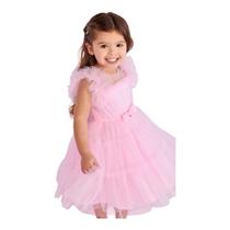 Vestido infantil rosa princesa petit cherrie 113126126 Vestido infantil rosa princesa petit cherrie 113126126