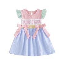 Vestido infantil Rourufy Daddy's Girl Mama's Mini Pink 12-18M Vestido infantil Rourufy Daddy's Girl Mama's Mini Pink 12-18M