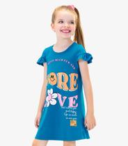 Vestido Infantil Rovi Kids Azul