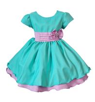 Vestido Infantil Sereia Ariel Temático Festa Aniversário