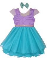 Vestido Infantil Sereia Princesa Ariel De Luxo Festa Vestido Infantil Sereia Princesa Ariel De Luxo Festa