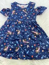 Vestido Infantil Sereia