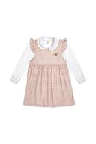 Vestido Infantil Soft Fex e Camisa Tecido Alfaiataria Glinny Tamanho:2 Vestido Infantil Soft Fex e Camisa Tecido Alfaiataria Glinny Tamanho:2