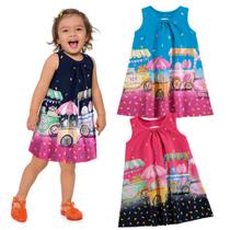 Vestido Infantil Sorveteria Kyly