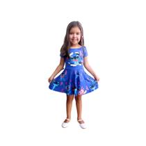 Vestido Infantil Stitch Envio Imediato