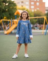 Vestido Infantil Tamanho 06 Inverno Mundi/Elian/Teddy Vestido Infantil Tamanho 06 Inverno Mundi/Elian/Teddy