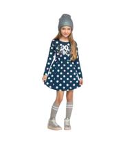 Vestido Infantil Tamanho 10 Manga Longa Mundi/Elian/Fakini Inverno
