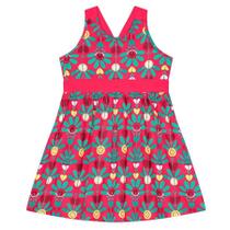 Vestido infantil - tamanho 4 ao 8 1000478 - kyly