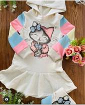 Vestido infantil tayday,em malha,manga longa. Vestido infantil tayday,em malha,manga longa.